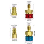 Accesorios de alta y baja presión para fluoración de equipos de refrigeración y aire acondicionado domésticos para automóviles, High And Low Pressure - Imagen 3
