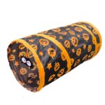 Túnel de juego plegable para gatos de interior con forma de calabaza de Halloween, Small