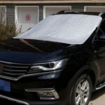 Cubierta para parabrisas delantero de coche, parasol, protector solar, aislamiento térmico, a prueba de heladas, media cubierta, Free Tie Model