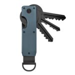 Organizador de llaves compacto con llavero de metal que puede contener de 2 a 6 llaves, Royal Blue