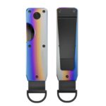 Organizador de llaves compacto con llavero de metal que puede contener de 2 a 6 llaves, Carbon Fiber - Imagen 4