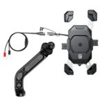 Kewig Soporte para teléfono de navegación para motocicleta Soporte de carga para conducción al aire libre, M11-G2-A2