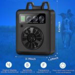 Dispositivo de Control de ladridos ultrasónico inteligente con pantalla Digital K6, dispositivo de entrenamiento para perros, dispositivo repelente, K6 (Black) - Imagen 3