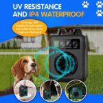Dispositivo de Control de ladridos ultrasónico inteligente con pantalla Digital K6, dispositivo de entrenamiento para perros, dispositivo repelente, K6 (Black) - Imagen 5