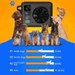 Dispositivo de Control de ladridos ultrasónico inteligente con pantalla Digital K6, dispositivo de entrenamiento para perros, dispositivo repelente, K6 (Black) - Imagen 10