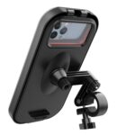 Soporte para teléfono móvil para motocicleta, bicicleta, resistente al agua, giratorio 360 grados, soporte para navegación, Handlebar - Imagen 3