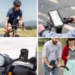 Soporte para teléfono móvil para motocicleta, bicicleta, resistente al agua, giratorio 360 grados, soporte para navegación, Handlebar - Imagen 8