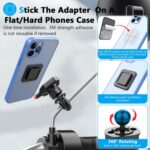 Soporte para teléfono móvil para bicicleta o motocicleta, espejo retrovisor para manillar, soporte para navegación para exteriores, 146A Phone Holder - Imagen 5