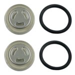 2 pares de espejos de aceite de bomba superior de freno de disco eléctrico de motocicleta Vnehicle, 12mm