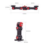 Adaptador de montaje de zapata fría doble, soporte de barra de extensión de brazo mágico para cámara y teléfono móvil - Imagen 3