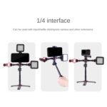 Adaptador de montaje de zapata fría doble, soporte de barra de extensión de brazo mágico para cámara y teléfono móvil - Imagen 5