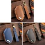 Funda protectora para llave de coche Hallmo para Kia 2024, 5 Keys Blue - Imagen 2