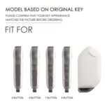 Funda protectora para llave de coche Hallmo para Kia 2024, 5 Keys Blue - Imagen 3