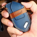 Funda protectora para llave de coche Hallmo para Kia 2024, 5 Keys Blue - Imagen 5