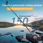 Trípode plegable para selfies TELESIN con rotación de 360 ​​grados y 1,5 m para GoPro Hero, Insta360 y DJI Osmo Action, S1-TSS-01 - Imagen 4