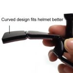 Soporte de montaje para cámara deportiva con bisagra integrada para casco de motocicleta TUYU, With 2 Stickers - Imagen 4