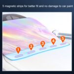 Parasol con aislamiento térmico y protección solar para parabrisas delantero de coche con láser, Large - Imagen 5