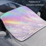 Parasol con aislamiento térmico y protección solar para parabrisas delantero de coche con láser, Large - Imagen 7