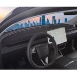Almohadilla de gamuza a prueba de luz para automóvil, For 2024 Tesla Model Y Dashboard - Imagen 2