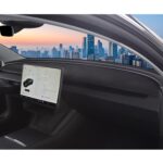 Almohadilla de gamuza a prueba de luz para automóvil, For 2024 Tesla Model 3 Dashboard - Imagen 2