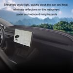 Almohadilla de gamuza a prueba de luz para automóvil, For 2024 Tesla Model 3 Rearwindow - Imagen 5