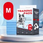 Almohadillas de entrenamiento para mascotas Almohadilla para pañales para perros absorbente de agua espesa, M 45 x 60cm 50pcs / Pack
