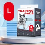 Almohadillas de entrenamiento para mascotas Almohadilla para pañales para perros absorbente de agua espesa, L 60 x 60cm 40pcs / Pack