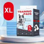 Almohadillas de entrenamiento para mascotas Almohadilla para pañales para perros absorbente de agua espesa, XL 60 x 90cm 20pcs / Pack