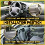 Accesorios para modificación de manija interior de puerta de Toyota Corolla, RH+LH - Imagen 6
