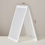 Foco de tablero blando plegable con pantalla reflectante de PVC, herramienta fotográfica impermeable, Style 7 Black White - Imagen 3