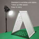 Foco de tablero blando plegable con pantalla reflectante de PVC, herramienta fotográfica impermeable, Style 7 Black White - Imagen 5