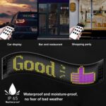Pantalla flexible para publicidad en el coche, aplicación de pantalla inteligente con Bluetooth, 10.2x34.8cm(20 x 64 LEDs) - Imagen 7
