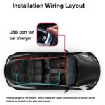 Pantalla flexible para publicidad en el coche, aplicación de pantalla inteligente con Bluetooth, 10.2x34.8cm(20 x 64 LEDs) - Imagen 10