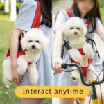 Bolsa de transporte para exteriores para mascotas de cuatro patas DONO Mochila transpirable, L - Imagen 4
