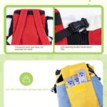 Bolsa de transporte para exteriores para mascotas de cuatro patas DONO Mochila transpirable, XL - Imagen 6