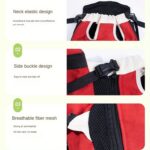 Bolsa de transporte para exteriores para mascotas de cuatro patas DONO Mochila transpirable, XL - Imagen 7