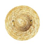 Mini sombrero de paja para mascotas, sombrero con visera para el sol para fiestas de cumpleaños de perros y gatos, S 10cm