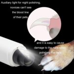 Amoladora de uñas totalmente automática para mascotas con luz LED - Imagen 9