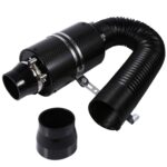 Kit de filtro de aire con fuelle de admisión de aire de fibra de carbono para modificación de automóviles