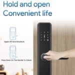 Cerradura electrónica inteligente con huella dactilar A50, cerradura para interiores, cerradura para apartamentos con manija - Imagen 3