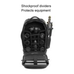 Cwatcun D136 Generation 1 - Bolso de hombro con ruedas para cámara de gran capacidad, estuche de almacenamiento para fotografía al aire libre, D136 - Imagen 4
