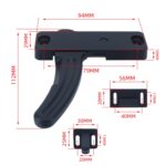 Manija en forma de L para reemplazo de puerta mosquitera de RV, Left Handle - Imagen 3