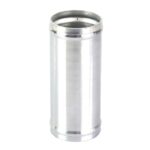 Adaptador de manguera extensor de tubo de intercooler turbo de admisión de aluminio Conector de tubo de unión de admisión de aire de automóvil, 51mm