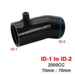 Manguera de admisión de silicona para Mazda 3 6 CX-4 Axela Atenza, tubo de admisión de aire frío de alto flujo, turbo intercooler, 2.0L-70-BK - Imagen 2