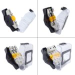 Portafusibles de latón macizo modificado para amplificador de audio de automóvil de 80 A con cubierta transparente, 4-way - Imagen 2