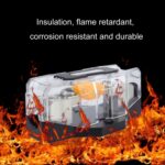 Portafusibles de latón macizo modificado para amplificador de audio de automóvil de 80 A con cubierta transparente, 4-way - Imagen 5