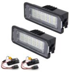 Luz de matrícula LED con decodificador para Volkswagen Golf/Passat/Polo