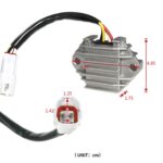 Rectificador regulador de voltaje para motocicleta Yamaha YFZ450 5TG-81960-00 5TJ-81960-00 5TJ-81960-02 - Imagen 3