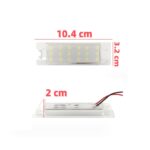 2 piezas de luz de matrícula LED para Opel Zafira B / ASTRA / CORSA, 2pcs - Imagen 3