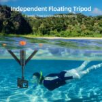 Trípode retráctil para selfies con barra de flotabilidad subacuática de 61 cm de TELESIN para cámara de acción GoPro Insta360 DJI OSMO - Imagen 2